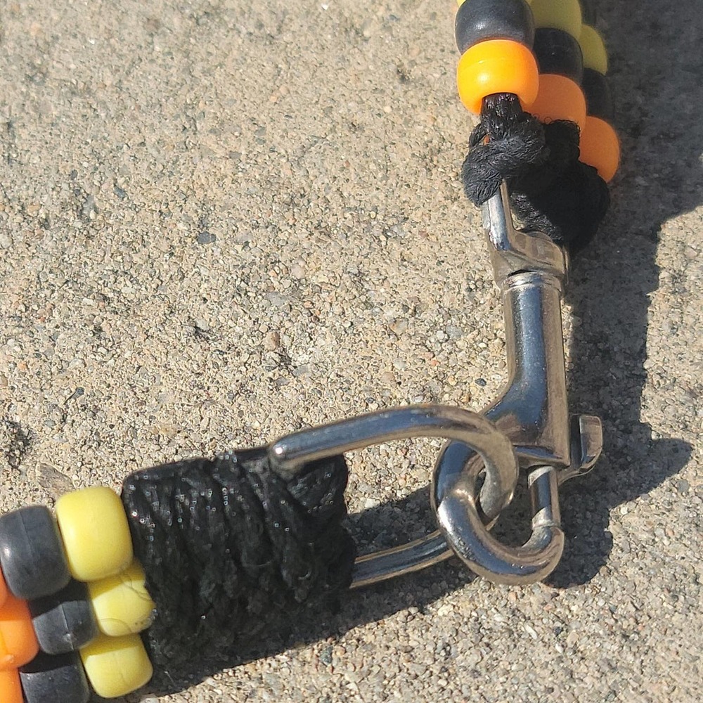 Custom Handmade Beaded Dog Collar - Picture 4 of 4